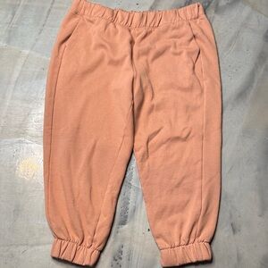 A New Day Women's XL Light Pink High-Waisted Sweatpants - Lounge Joggers